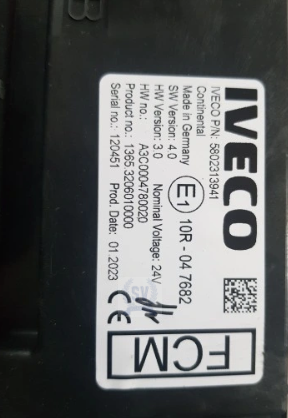 5802313941 ECU-REAR FRAME