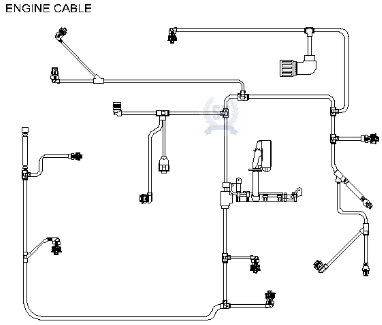 5802713809 CABLE MOTOR